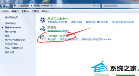 点击interest选项 win10系统打开网页输入正确验证码提示“验证码错误”的解决方法